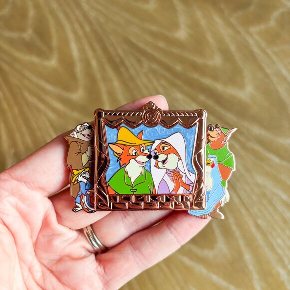 Disney Limited Edition 2,400 Robin Hood Slider Pin Happily Ever After Series - Picture 2 of 7